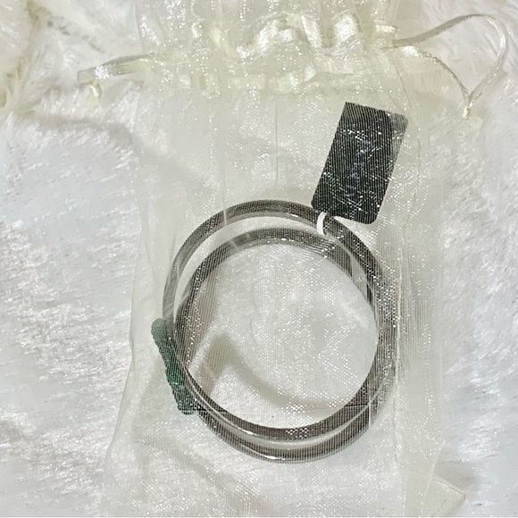 NWT Alfani hematite tone colored pave double row cuff bracelet 💍💎💕 - Picture 6 of 7